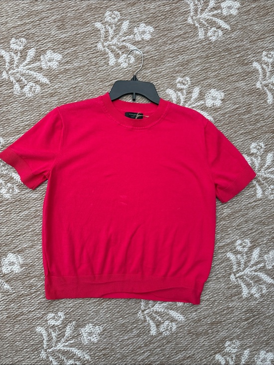 Banana Republic Tops - Banana Republic Bright Fuchsia Pink Crewneck Top